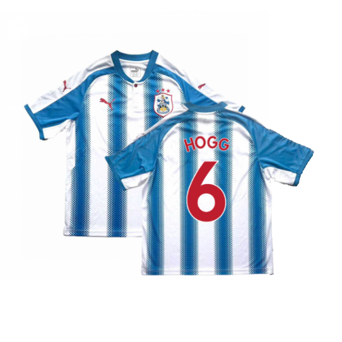 Huddersfield 2017-18 Home Shirt (Excellent) (Hogg 6)