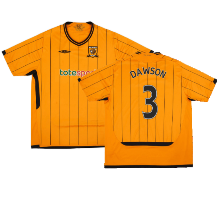 Hull City 2009-10 Home Shirt (M) (Mint) (Dawson 3)