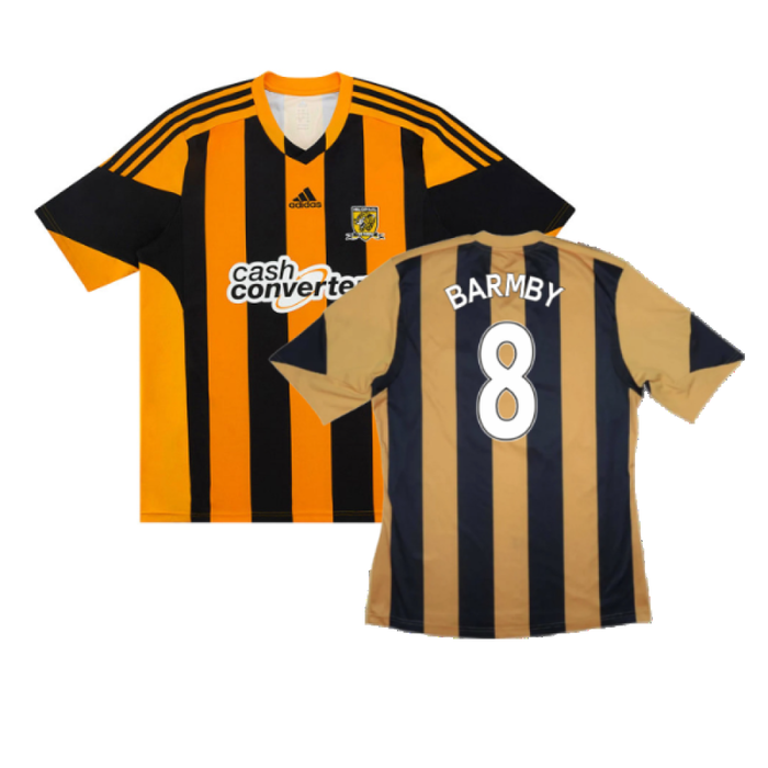 Hull City 2013-14 Home Shirt (Very Good) (Barmby 8)