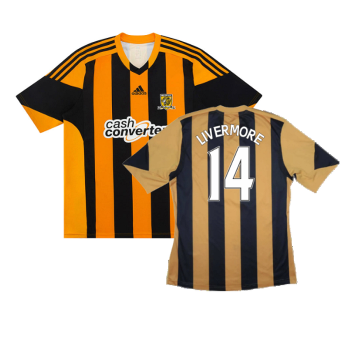 Hull City 2013-14 Home Shirt (Very Good) (Livermore 14)