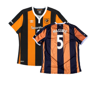 Hull City 2016-17 Home Shirt (Excellent) (Maguire 5)_0