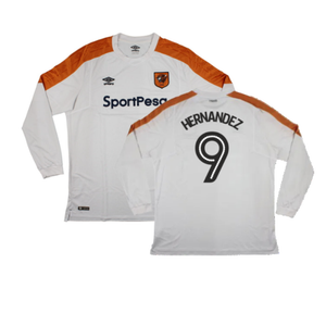 Hull City 2017-18 Long Sleeve Away Shirt (XXL) (Excellent) (Hernandez 9)_0