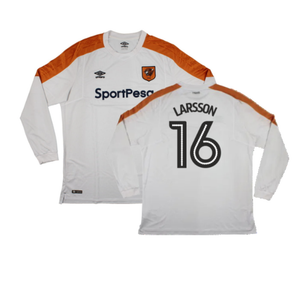 Hull City 2017-18 Long Sleeve Away Shirt (XXL) (Excellent) (Larsson 16)_0