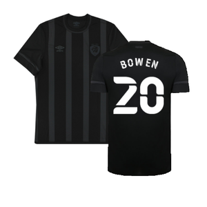 Hull City 2021-22 Away Shirt (Sponsorless) (L) (Bowen 20) (Mint)_0