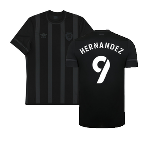 Hull City 2021-22 Away Shirt (Sponsorless) (L) (Hernandez 9) (Excellent)_0