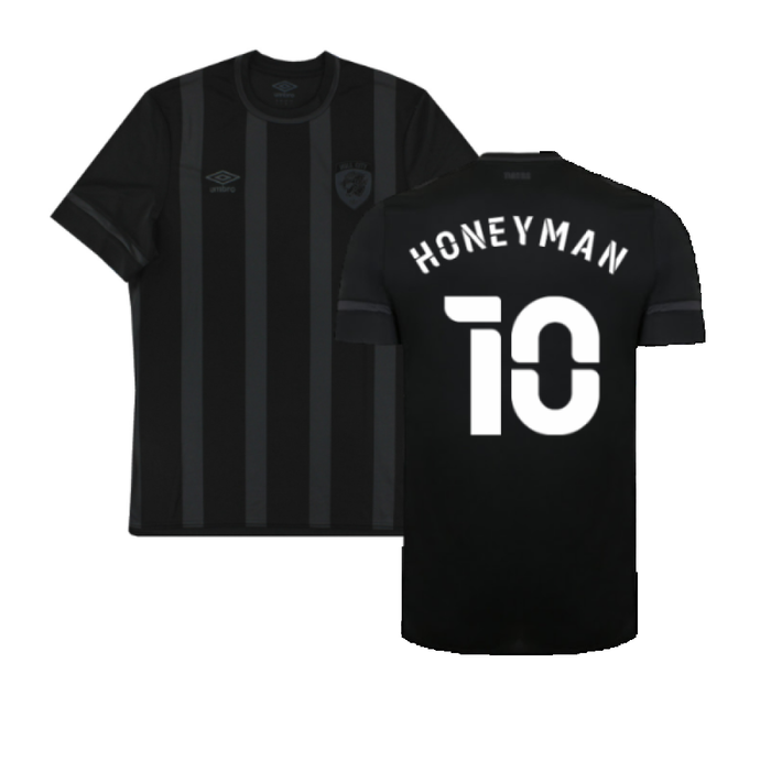 Hull City 2021-22 Away Shirt (Sponsorless) (L) (Honeyman 10) (Mint)