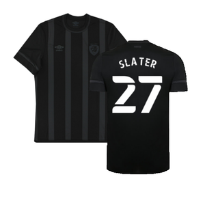 Hull City 2021-22 Away Shirt (Sponsorless) (L) (Slater 27) (Excellent)_0