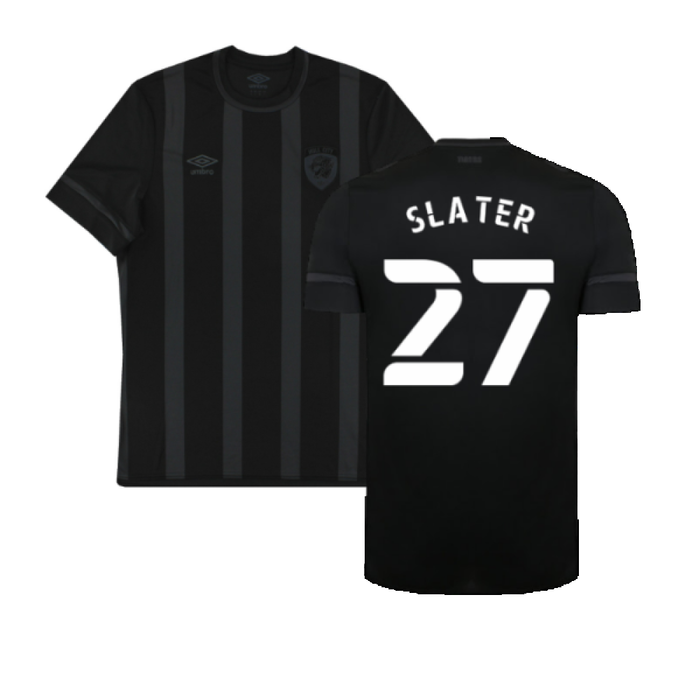 Hull City 2021-22 Away Shirt (Sponsorless) (L) (Slater 27) (Excellent)