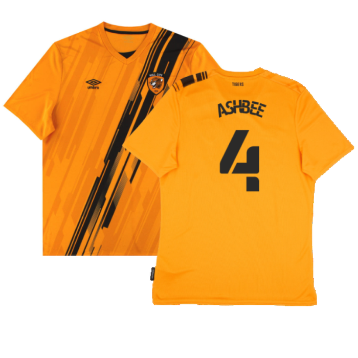 Hull City 2021-22 Home Shirt (Sponsorless) (3XL) (Excellent) (Ashbee 4)