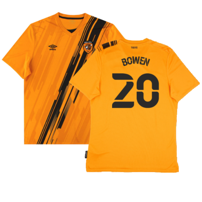 Hull City 2021-22 Home Shirt (Sponsorless) (M) (Excellent) (Bowen 20)