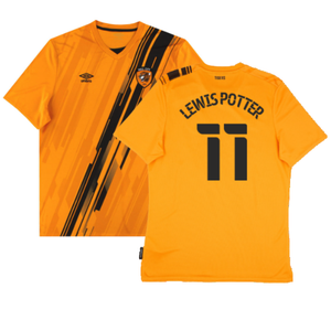 Hull City 2021-22 Home Shirt (Sponsorless) (L) (Excellent) (Lewis Potter 11)_0