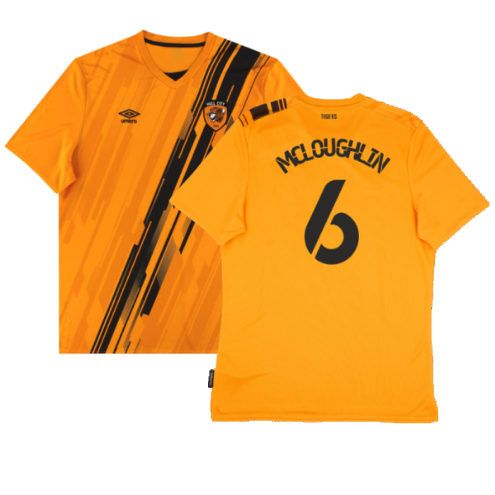 Hull City 2021-22 Home Shirt (Sponsorless) (M) (Excellent) (McLoughlin 6)