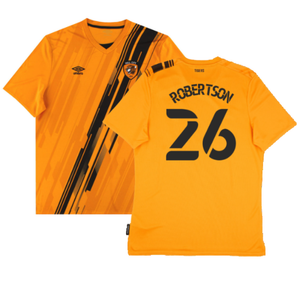 Hull City 2021-22 Home Shirt (Sponsorless) (3XL) (Excellent) (Robertson 26)_0