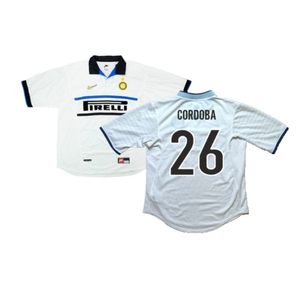 Inter Milan 1998-99 Away Shirt (XL) (Cordoba 26) (Excellent)_0
