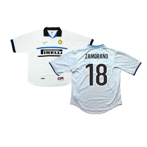 Inter Milan 1998-99 Away Shirt (XL) (Zamorano 18) (Excellent)_0