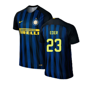 Inter Milan 2016-17 Home Shirt (S) (Excellent) (Eder 23)_0