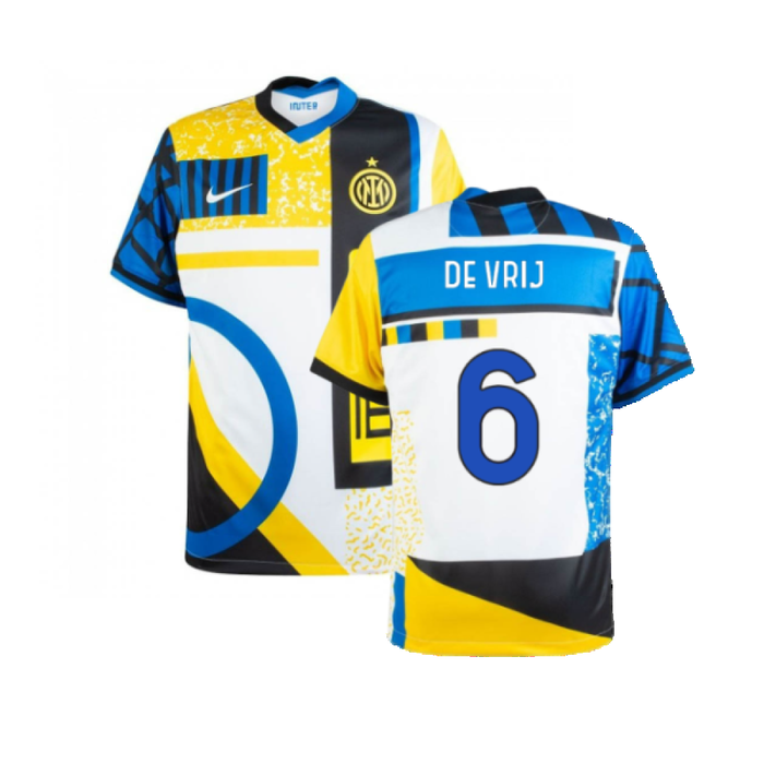 Inter Milan 2020-21 Fourth Shirt (L) (DE VRIJ 6) (Excellent)