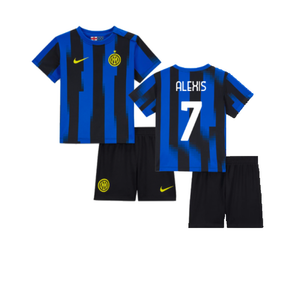 Inter Milan 2023-24 Home Mini Kit (XS Boys) (Alexis 7) (Excellent)_0