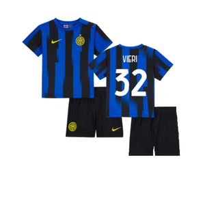 Inter Milan 2023-24 Home Mini Kit (XS Boys) (Vieri 32) (Excellent)_0