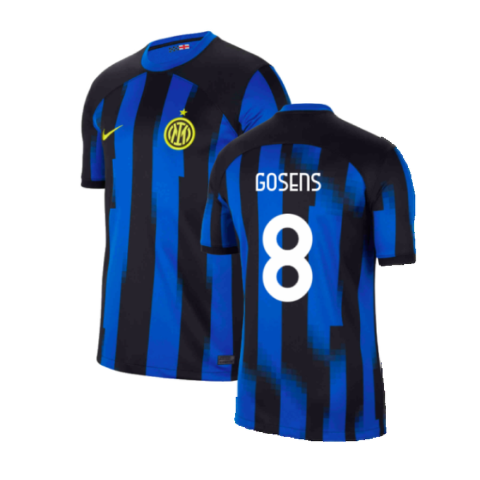 Inter Milan 2023-24 Home Shirt (SB) (Gosens 8) (Excellent)