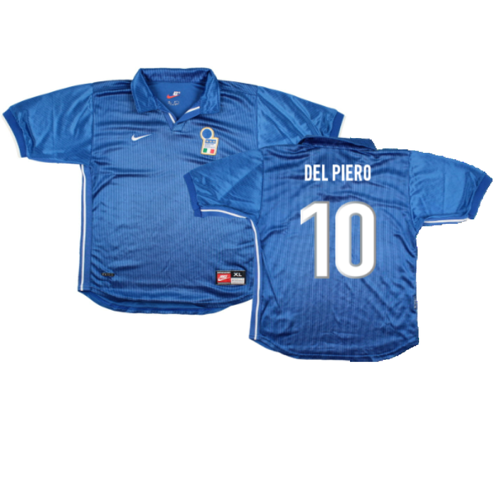 Italy 1998-99 Home Shirt (XL Boys) (Very Good) (Del Piero 10)