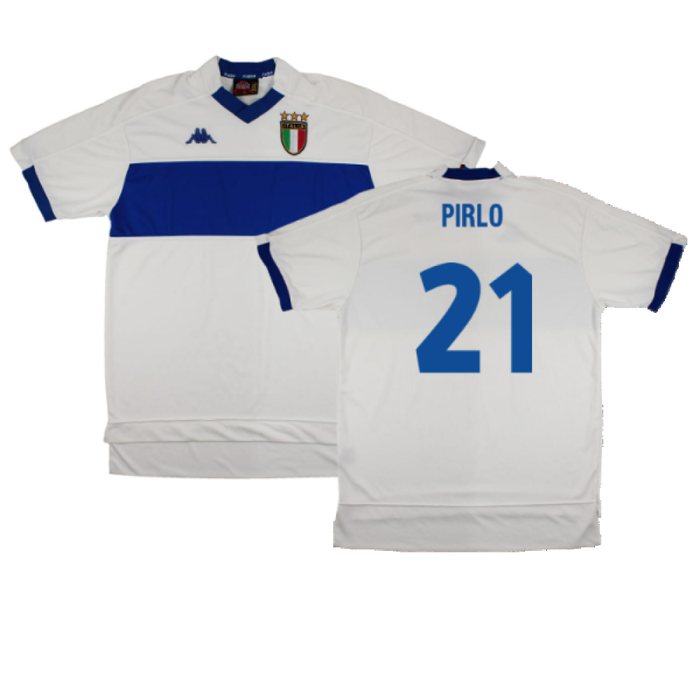 Italy 1999-00 Away Shirt (XXL) (Very Good) (PIRLO 21)