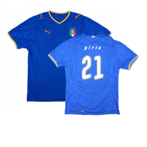 Italy 2008-09 Home Shirt (XL) (Excellent) (Pirlo 21)_0