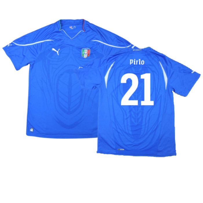 Italy 2010-11 Home Shirt (L) (Excellent) (Pirlo 21)