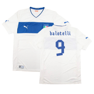 Italy 2012-14 Away Shirt (L) (Very Good) (Balotelli 9)_0