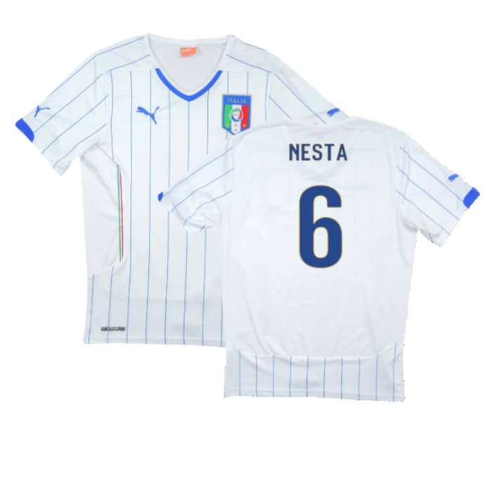 Italy 2014-16 Away Shirt (S) (Good) (Nesta 6)