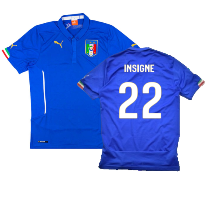 Italy 2014-15 Home (XL) (Excellent) (Insigne 22)