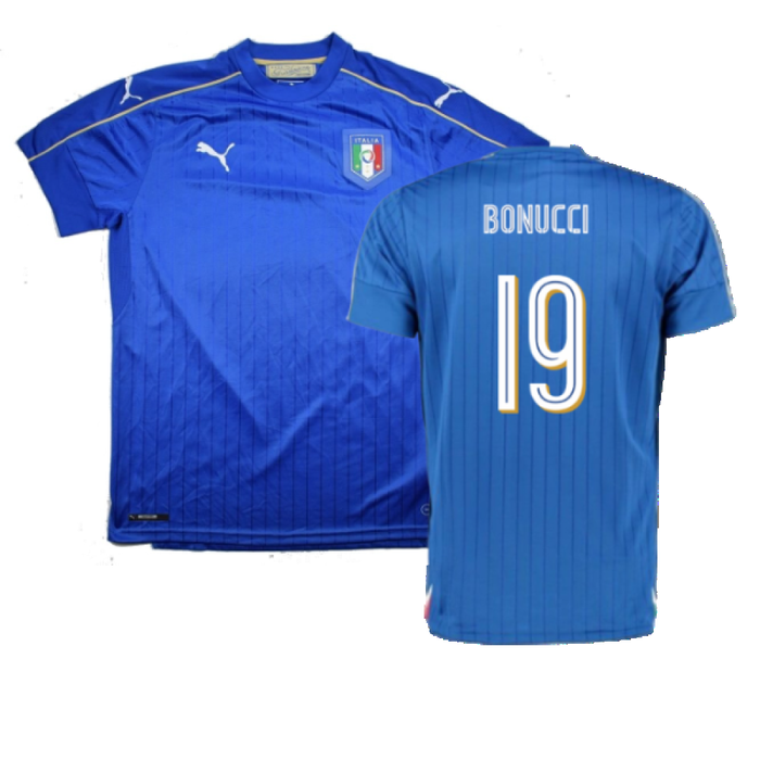 Italy 2015-16 Home Shirt (XXL) (Excellent) (Bonucci 19)