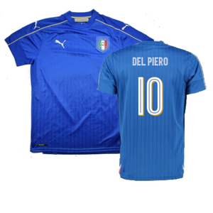 Italy 2015-16 Home Shirt (XXL) (Excellent) (Del Piero 10)_0