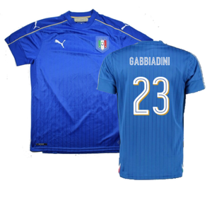 Italy 2015-16 Home Shirt (XXL) (Excellent) (Gabbiadini 23)_0