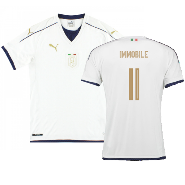 Italy 2016-17 Away Shirt (Excellent) (Immobile 11)