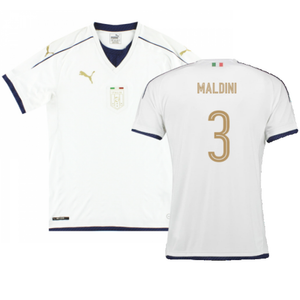 Italy 2016-17 Away Shirt (L) (Very Good) (Maldini 3)_0