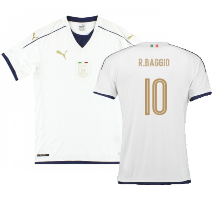 Italy 2016-17 Away Shirt (L) (Very Good) (R.Baggio 10)