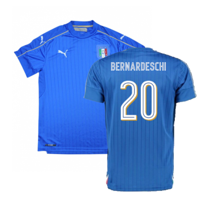 Italy 2016-17 Home Shirt (L) (Excellent) (Bernardeschi 20)