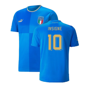 Italy 2022-23 Home Shirt (2XL) (Very Good) (INSIGNE 10)_0