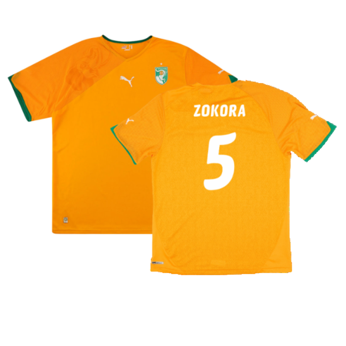 Ivory Coast 2010-11 Home Shirt (Very Good) (ZOKORA 5)