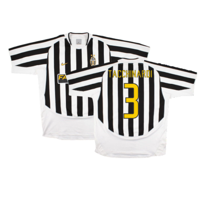 Juventus 2003-04 Home Shirt (XXL) (Excellent) (Tacchinardi 3)