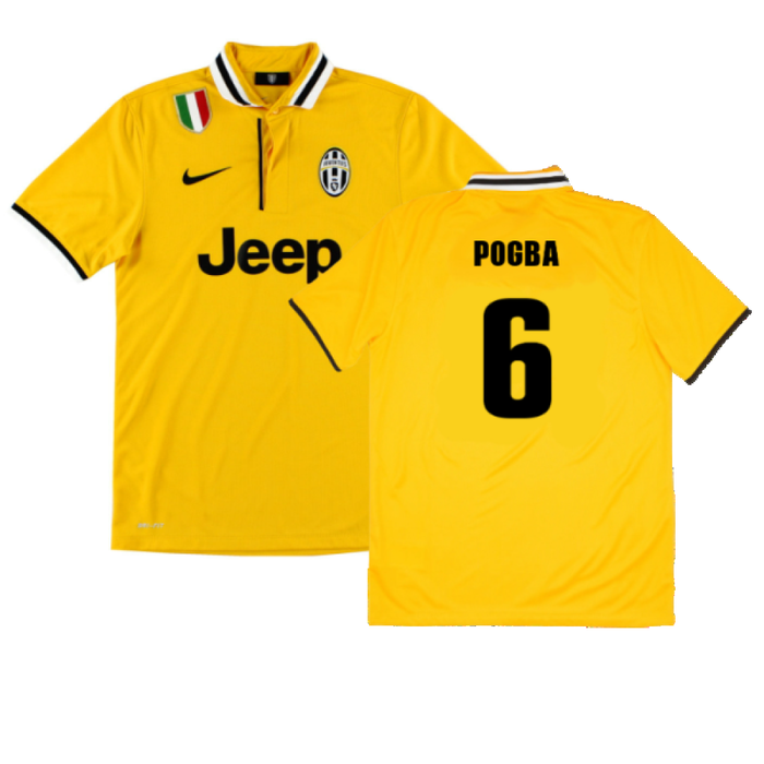 Juventus 2013-14 Away Shirt (S) (Mint) (Pogba 6)