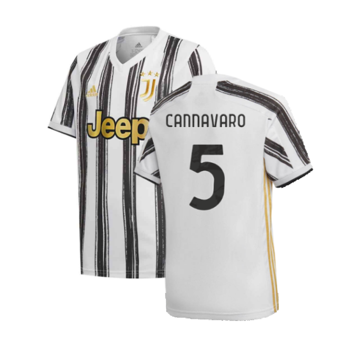 Juventus 2020-21 Home Shirt (L) (CANNAVARO 5) (Excellent)