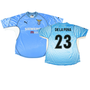 Lazio 2001-02 Home Shirt (Very Good) (De La Pena 23)_0