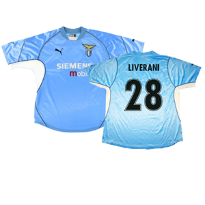 Lazio 2001-02 Home Shirt (Very Good) (Liverani 28)_0