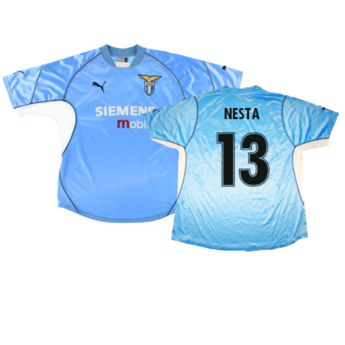 Lazio 2001-02 Home Shirt (Very Good) (Nesta 13)