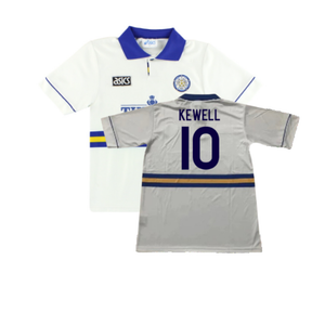 Leeds United 1993-95 Home Shirt (L) (Excellent) (KEWELL 10)_0