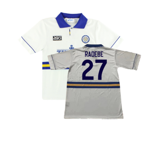 Leeds United 1993-95 Home Shirt (L) (Excellent) (Radebe 27)_0