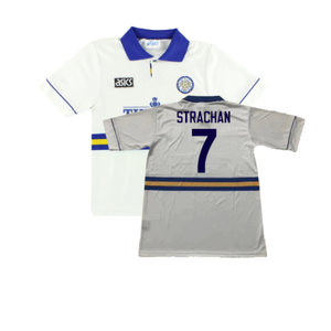 Leeds United 1993-95 Home Shirt (L) (Excellent) (STRACHAN 7)_0