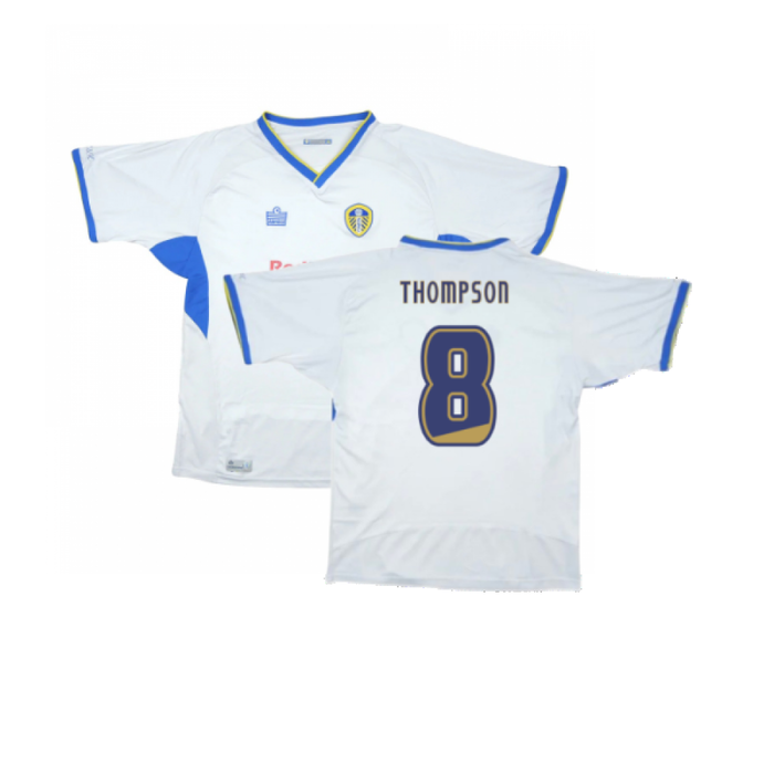 Leeds United 2007-08 Home Shirt (L) (Good) (Thompson 8)